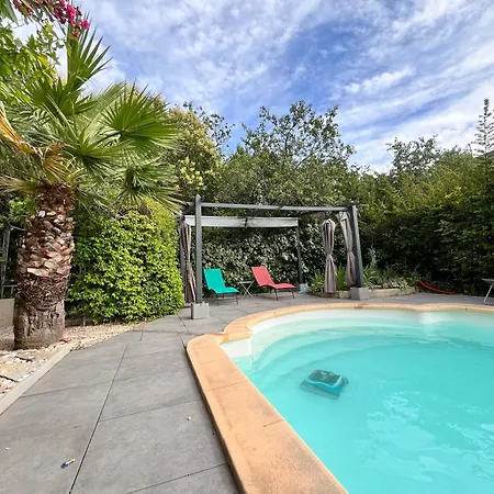 Le Wine Note, Clim, Piscine, Jardin Prosconciergerie Saint-Georges-dʼOrques